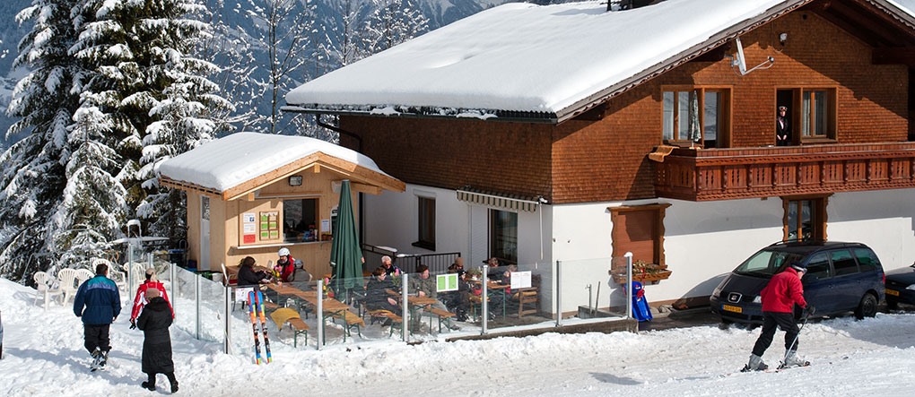 Jausenstation Pfiffareute, Skigebiet Raggal