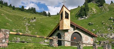 Die Kapelle auf der Alpe Laguz